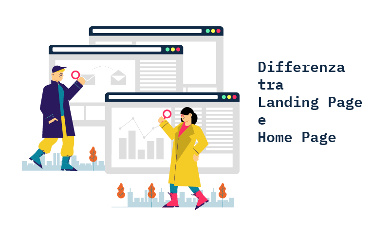 che differenza c'è tra landing page e home page